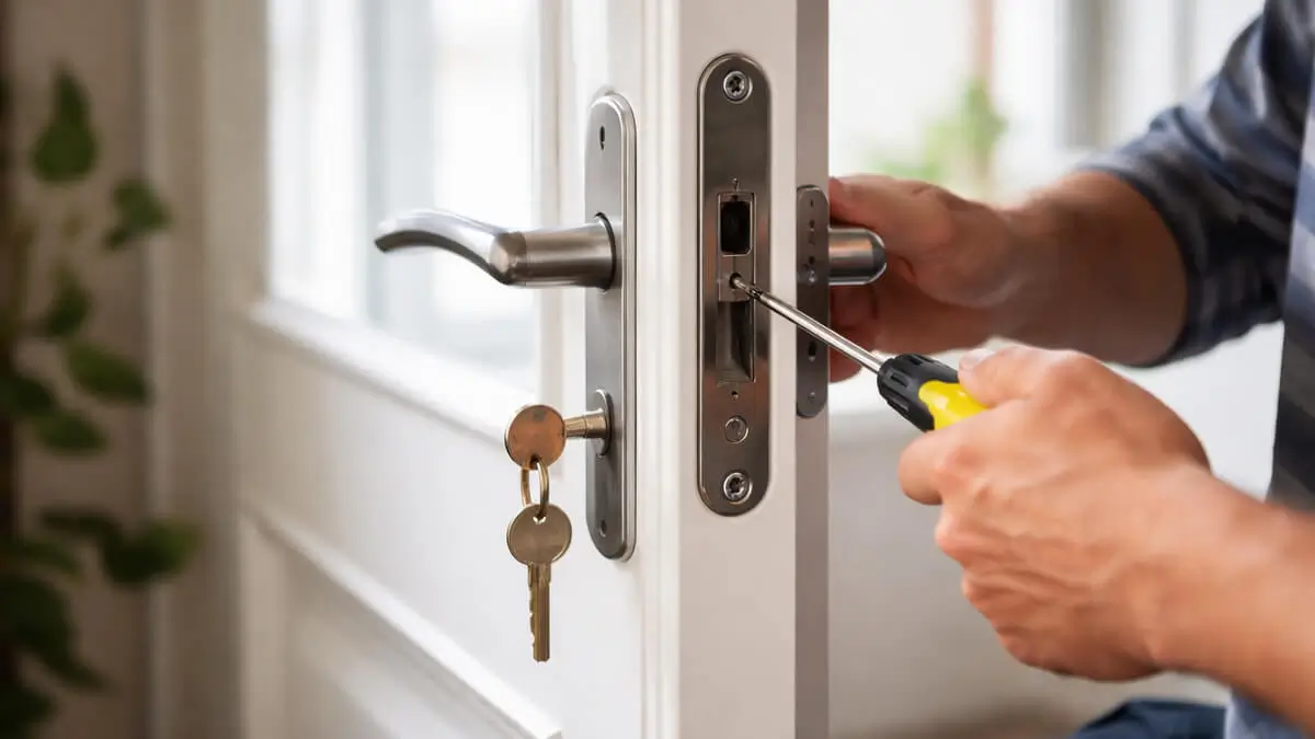 Porte claquée vs serrure bloquée : comment agir avant d’appeler un serrurier ? 1 porte claquee vs serrure bloquee