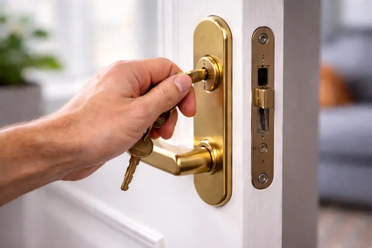 Porte claquée vs serrure bloquée : comment agir avant d’appeler un serrurier ? 2 serrure bloquee